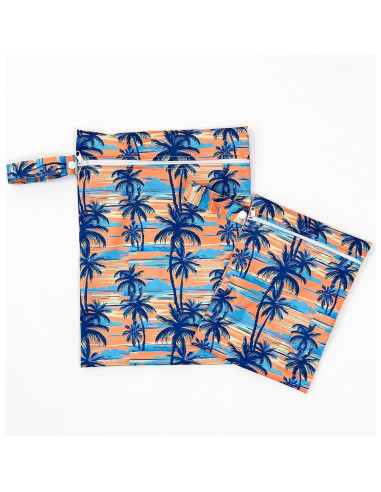 Bolsas Húmedas Impermeables Reutilizables 2 Pcs Árbol de Coco