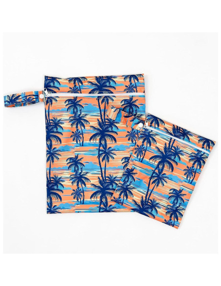 Bolsas Húmedas Impermeables Reutilizables 2 Pcs Árbol de Coco