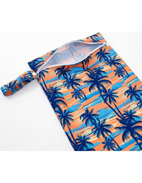 Bolsas Húmedas Impermeables Reutilizables 2 Pcs Árbol de Coco