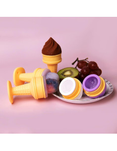 Alimentador de Frutas y Mordedor Smily Mia - Silicona BPA Free 2