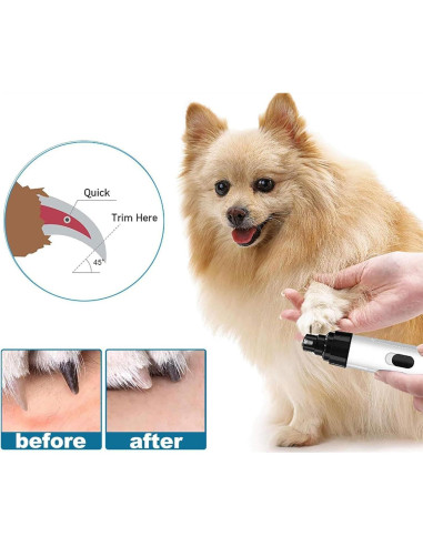 Cortador de Uñas Silent Groom Pro Jiajiafa Recargable USB