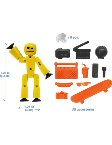 Paquete de Acción Stikbot Chef Zing - 2 Figuras y Accesorios