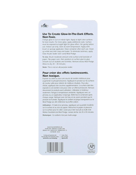 Mod Podge Brilla en la Oscuridad 118 ml Sellador Transparente