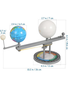 Kit Educativo Modelo Planetario Orbital Sol Tierra Luna TOYANDONA 2