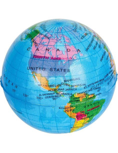 Pelotas de Estrés Globo Terráqueo La Compañía Dreidel - 6 Unidades 2