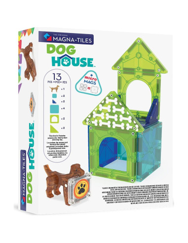 Casa para Perros MAGNA-TILES 13 Piezas con Figura y Ventanas