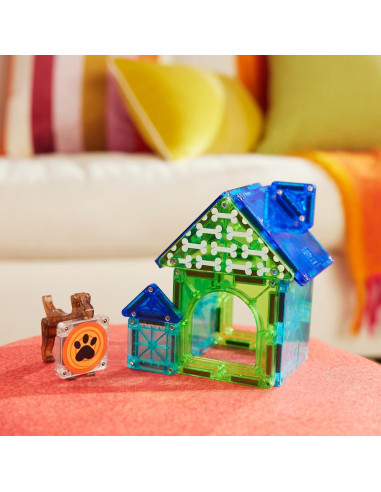 Casa para Perros MAGNA-TILES 13 Piezas con Figura y Ventanas