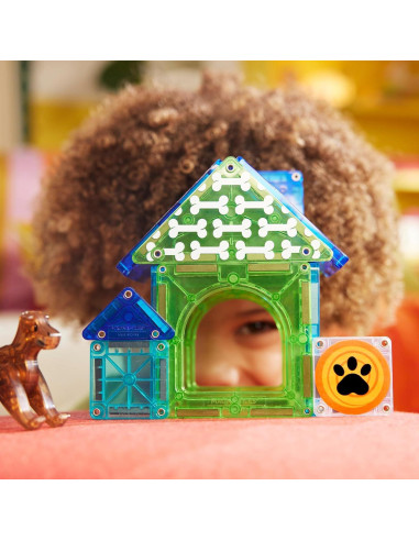 Casa para Perros MAGNA-TILES 13 Piezas con Figura y Ventanas