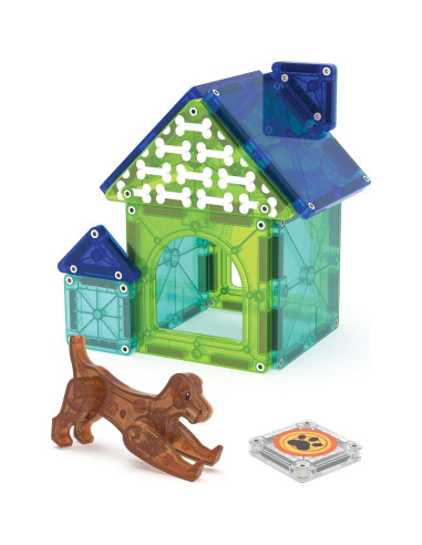 Casa para Perros MAGNA-TILES 13 Piezas con Figura y Ventanas