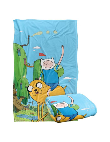 Manta Suave Trevco 91x147 cm Microfibra Polar Azul