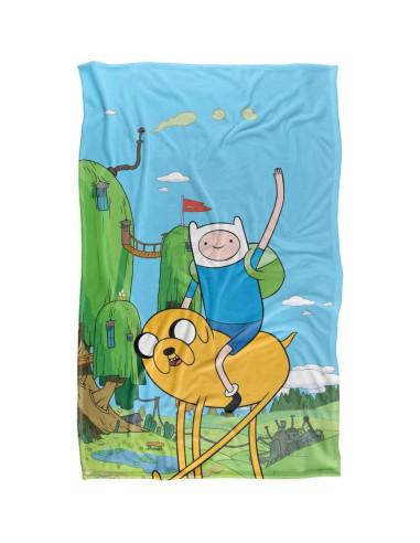 Manta Suave Trevco 91x147 cm Microfibra Polar Azul