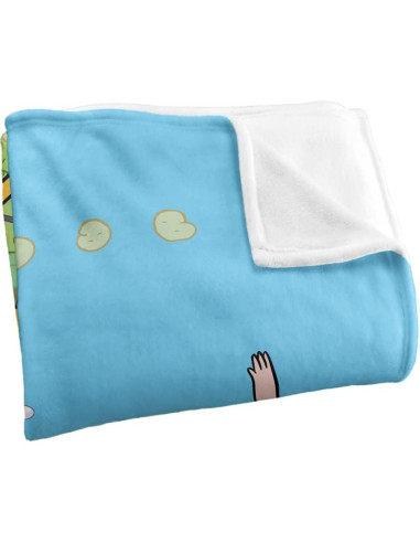 Manta Suave Trevco 91x147 cm Microfibra Polar Azul