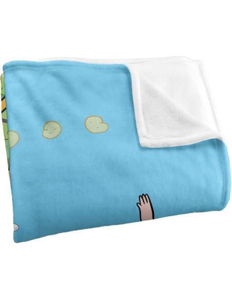 Manta Suave Trevco 91x147 cm Microfibra Polar Azul