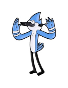 Pin de metal esmaltado Mordecai 2.54 cm EC Trading