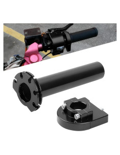 Agarre de Acelerador Motocicleta Nowkont 22 mm CNC Negro