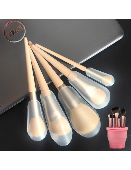 Alfombrilla Limpiadora de Brochas Cbhoktyue Rosa 3 en 1