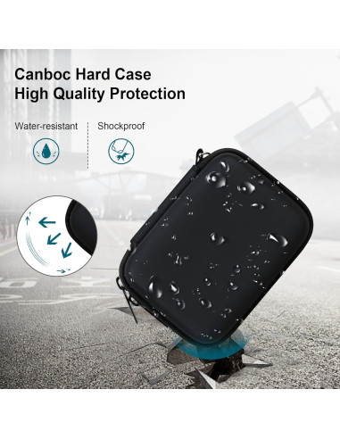 Funda Canboc para Cámara Canon PowerShot ELPH 360 Negra