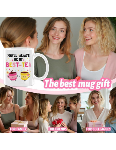 Taza de café cerámica 11oz CFGBFDGH blanca apta microondas