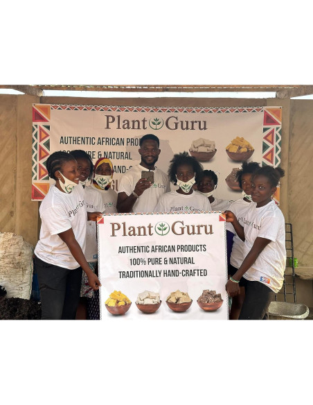 Jabón Negro Africano Plant Guru 227 g - Natural para Piel y Cabello