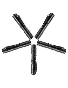 5 Linternas LED de Bolígrafos Cussity, Portátiles y Resistentes
