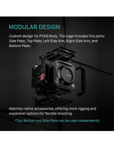 Kit de Base Jaula de Cámara Tilta ES-T21-A para Blackmagic Pyxis 2