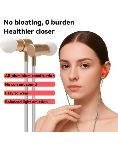 Terapia de Luz Roja USB Epstur para Oídos y Nariz 650nm