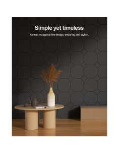 Paneles Acústicos Autoadhesivos 12 Unidades 30x30cm Negro 2