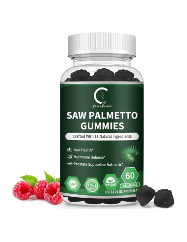 Suplemento GPGP Saw Palmetto 60 Gomas - Salud Próstata y Cabello