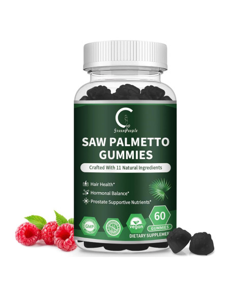 Suplemento GPGP Saw Palmetto 60 Gomas - Salud Próstata y Cabello