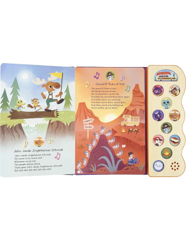 Campfire Songs: 11-Button Interactive Children's Sound Book (Early Bird Song) (Early Bird Song, 11B)