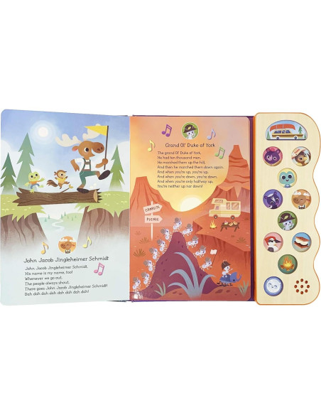 Campfire Songs: 11-Button Interactive Children's Sound Book (Early Bird Song) (Early Bird Song, 11B)