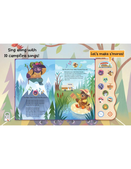 Campfire Songs: 11-Button Interactive Children's Sound Book (Early Bird Song) (Early Bird Song, 11B)