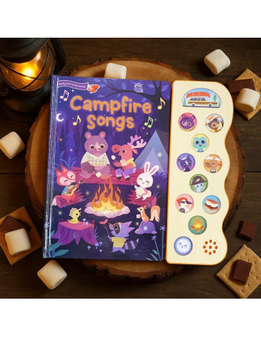 Campfire Songs: 11-Button Interactive Children's Sound Book (Early Bird Song) (Early Bird Song, 11B)