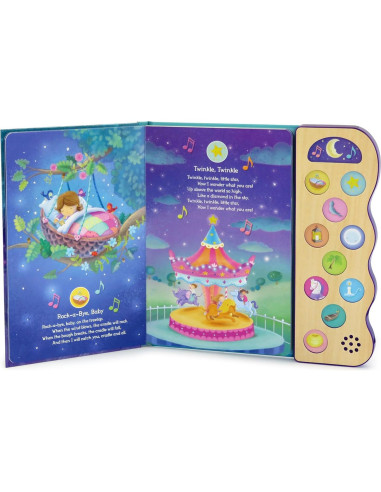 Bedtime Songs: 11-Button Interactive Children's Sound Book (Early Bird Song)
