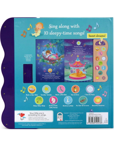 Bedtime Songs: 11-Button Interactive Children's Sound Book (Early Bird Song)