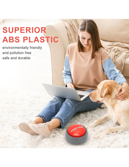 Botón de Sonido Divertido Gaeirt para Mascotas y Oficina