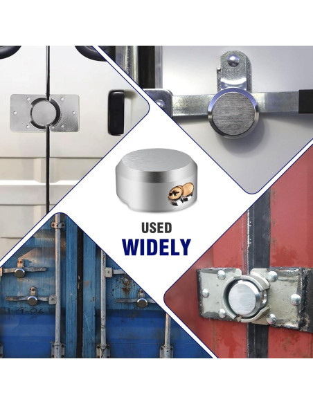 Paquete de 3 Candados de Disco 3 BUZZLETT 7.3 cm Alta Resistencia