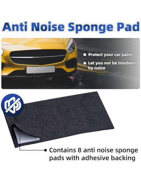 Kit de Tornillos Antirrobo Hoewina para Placas de Matrícula 8PCS