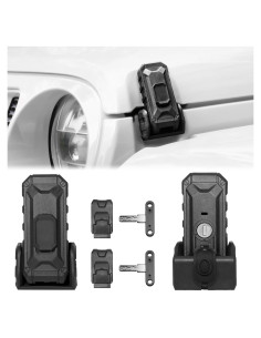 Cierre de Capó Antirrobo ZKJAYOE para Jeep JL JLU JT 2018-2025