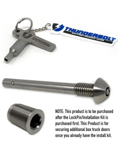 Pin de Bloqueo Antirrobo Thunderbolt para Puertas de Camión 2