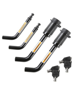 Cerraduras de Enganche METOWARE Antirrobo 2 Paquetes 1/2" y 5/8"