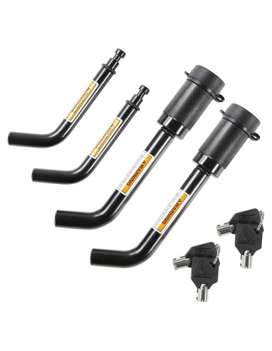 Cerraduras de Enganche METOWARE Antirrobo 2 Paquetes 1/2" y 5/8"