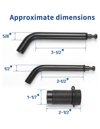 Cerraduras de Enganche METOWARE Antirrobo 2 Paquetes 1/2" y 5/8"