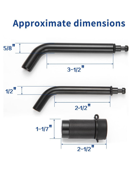 Cerraduras de Enganche METOWARE Antirrobo 2 Paquetes 1/2" y 5/8"