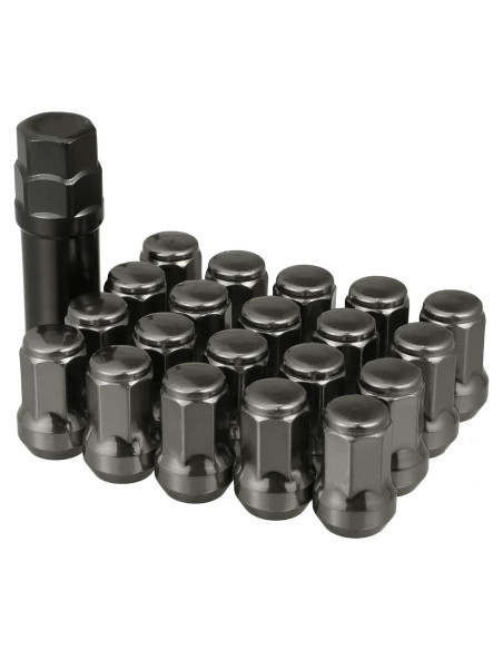 Tuercas de Rueda ACROPIX M12x1.25 Cónicas Titanio - 20 Piezas