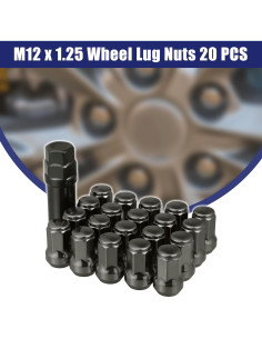 Tuercas de Rueda ACROPIX M12x1.25 Cónicas Titanio - 20 Piezas 2