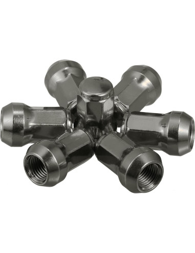 Tuercas de Rueda ACROPIX M12x1.25 Cónicas Titanio - 20 Piezas