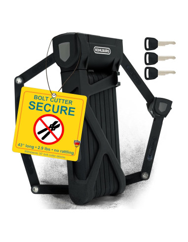 Candado Plegable KOHLBURG Roma 110cm Alta Seguridad Antirrobo