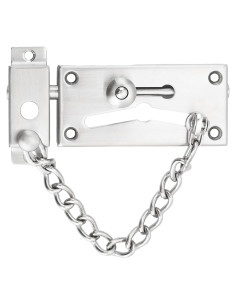 Cadena de Seguridad para Puerta Mooche Acero Inoxidable Cepillado