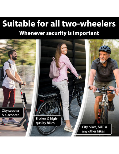 Candado Plegable KOHLBURG Roma 110cm Alta Seguridad Antirrobo